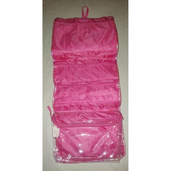 Shopkins Carrier Case 2013 Foldable Multiple Pockets Hot Pink - Picture 2 of 9